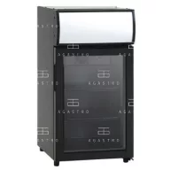   SC 51 BE Üvegajtós hűtővitrin (+25°C, 60% Rh) +4 ... +10 °C, hűtéstartománnyal, 420 x 460 x 805 mm, 0.12 kW