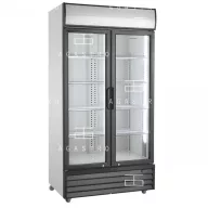  SD 1002 HE Nyíló üvegajtós hűtővitrin - 879 literes, 0... +10 °C hűtéstartománnyal, 1130 x 720 x 2023 mm, 0.51 kW