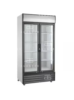   SD 1002 HE Nyíló üvegajtós hűtővitrin - 879 literes, 0... +10 °C hűtéstartománnyal, 1130 x 720 x 2023 mm, 0.51 kW