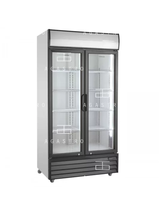 SD 1002 HE Nyíló üvegajtós hűtővitrin - 879 literes, 0... +10 °C hűtéstartománnyal, 1130 x 720 x 2023 mm, 0.51 kW