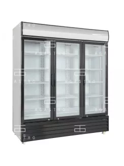   SD 1502 HE - Nyílóajtós hűtővitrin - 1383 literes, +0 ... +10 °C hűtéstartománnyal, 0.75 kW, 1710 x 720 x 2065 mm