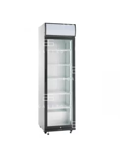   SD 420 Üvegajtós hűtővitrin - 386 literes,  (+25°C, 60% Rh) 0 ... +10 °C hűtéstartománnyal, 578 x 605 x 1980 mm