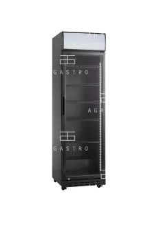   SD 420 Üvegajtós hűtővitrin - 386 literes,  (+25°C, 60% Rh) 0 ... +10 °C hűtéstartománnyal, 578 x 605 x 1980 mm