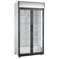   SD 881 HE - Dupla nyílóajtós hűtővitrin - 437 literes, +0 ... +10 °C hűtéstartománnyal, 0.51 kW, 870 x 605 x 1996 mm