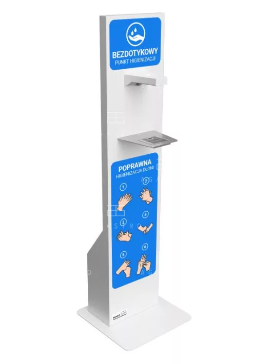 SMART STAND Hygiene - Érintés nélküli fertőtlenítő adagoló oszlop