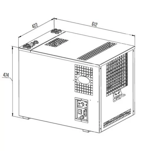 SODA AS-110 Pult alatti szódagép