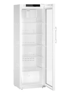   LIEBHERR (SRFvh 4011) - Üvegajtós laboratóriumi hűtőszekrény - 420 literes, 597 × 654 × 1884 mm