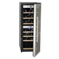   SW-38 Kétszekciós, kompresszoros borhűtő - 125 literes, (+25°C, 60% Rh) +5 ... +22 °C, 0.11 kW