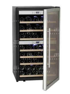   SW-66 Kétszekciós, kompresszoros borhűtő - 190 literes, (+25°C, 60% Rh) +5 ... +22 °C, 0.12 kW