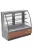 SWEET GLOBAL 2 VC L100 Hajlított üvegű süteményes pult +2°C/+4 °C, hűtéstartománnyal, 940 x 706 x 1260 mm