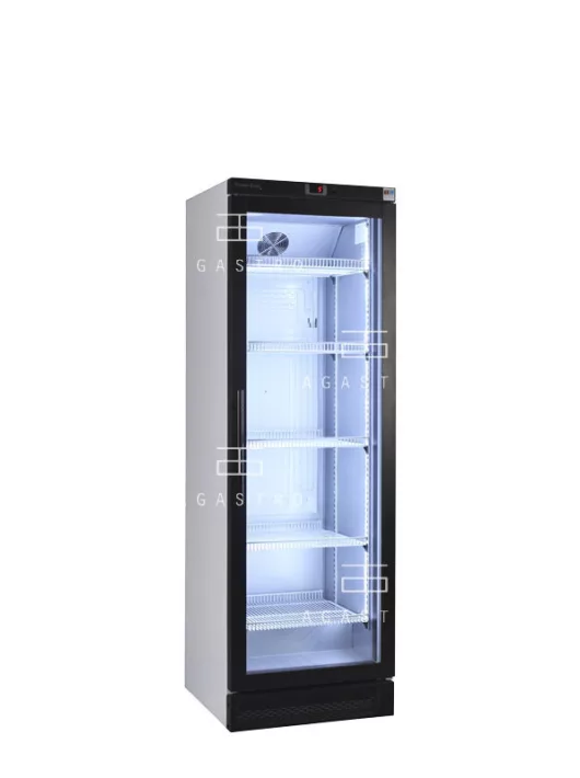 TC 400GDWH Üvegajtós hűtővitrin - 625 x 645 x 1890 mm, 0.173 kW