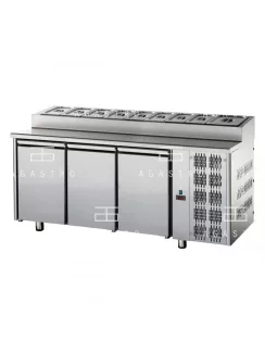   TF03MIDGNSK Pizzaelőkészítő asztal (+43°C, 60% Rh) 0 ... +10 °C, 0.495 kW