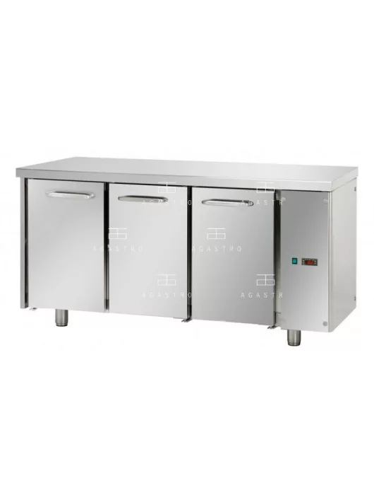 TF03MIDSG 3 ajtós hűtött munkaasztal GN 1/1 (+43°C; 65%) 0...+10 °C, 0.045 kW
