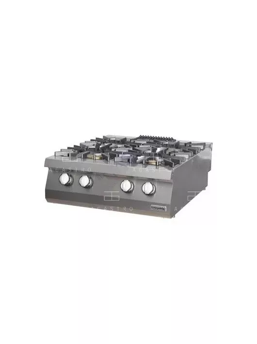 Asztali gázüzemű tűzhely - 4 égőfej, 20 kW