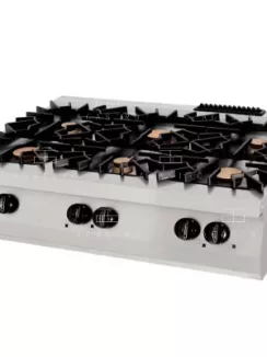 Asztali gázüzemű tűzhely - 6 égőfej, 48 kW