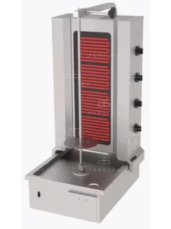 Elektromos gyros sütő - 4 fázis - 80 kg hús