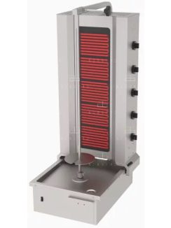 Elektromos gyros sütő - 5 zónás - 100 kg hús