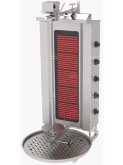 Elektromos gyros sütő - 5 zónás - 100 kg hús