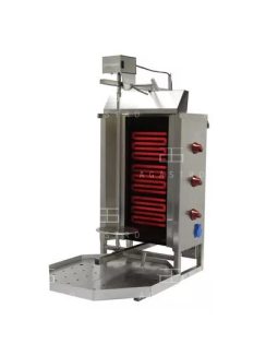 Elektromos gyros sütő - 3 fázis - 40 kg hús