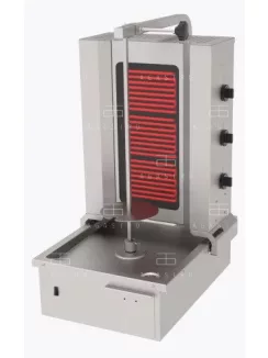 Elektromos gyros sütő - 3 fázis - 60 kg hús