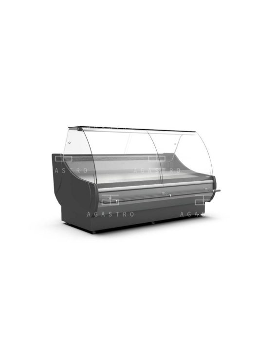 WCh-7/1 Ofelia 1330 ZZ- Hajlított üvegű csemegepult - ventilációs hűtésű