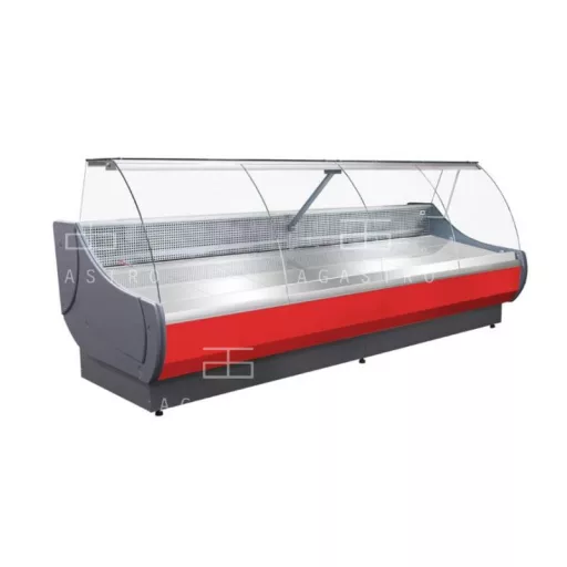 WCh-7 Ofelia 1330 ZZ - Hajlított üvegű csemegepult - 0,94 m²