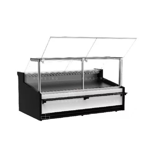 WCh-8/1 Carmen 1330 LS ZZ - Egyenes üvegű csemegepult - 1,03 m²