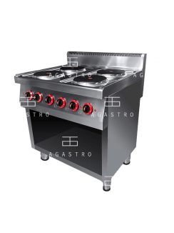    4 főzőlapos, főzősorba illeszthető ipari elektromos tűzhely - 700 mélységű