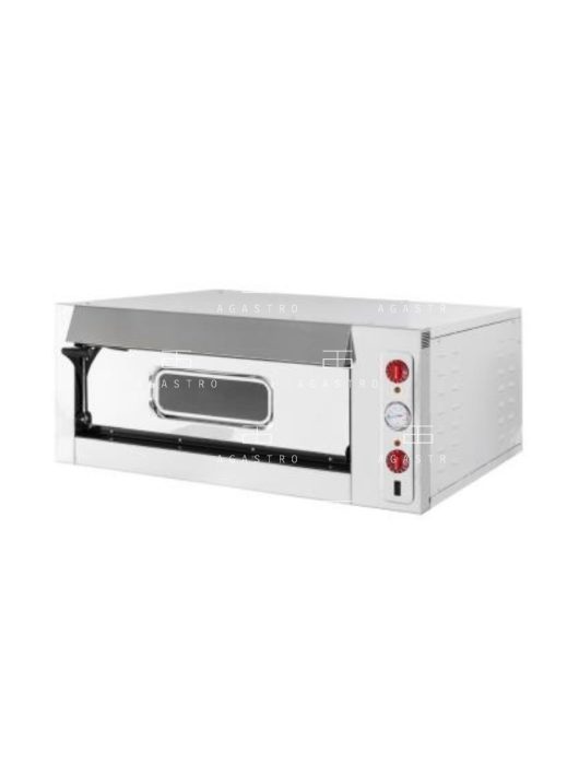 Egyaknás pizzakemence 4-es 5 kW Prémium