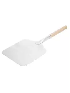 Ipari pizzalapát 1 méteres fa nyéllel - 30x35 cm