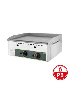 PB gázüzemű snack rostlap 8 kW -  sima - 66 cm széles