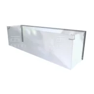   Pultra szerelhető felépítmény egyenes üveggel - 5 x GN1/1 