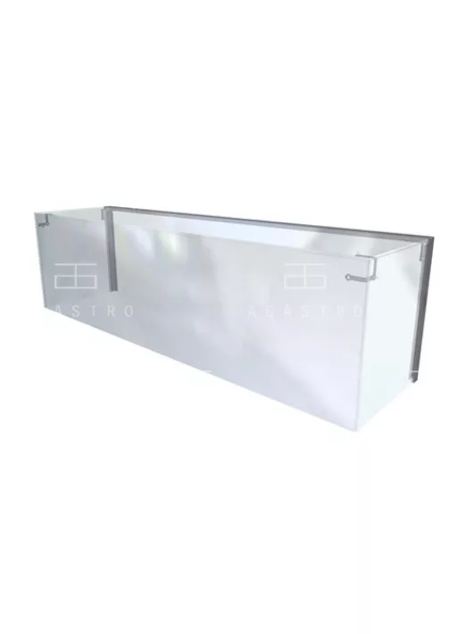 Pultra szerelhető felépítmény egyenes üveggel - 3 x GN1/1 