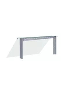   Pultra szerelhető egyenes üveges felépítmény - 4 x GN1/1